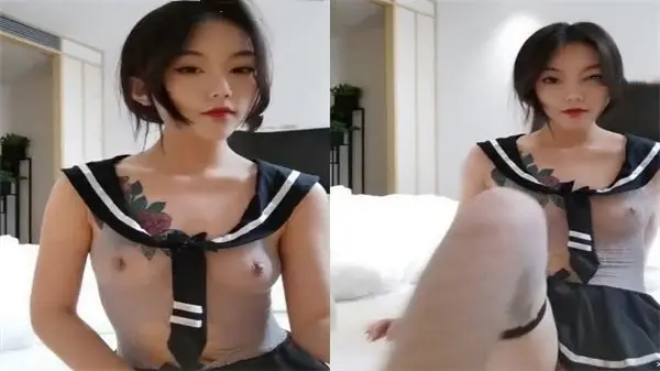 丝袜情趣JK装小姐姐淫声荡语撩骚互动道具玩弄无毛骚逼