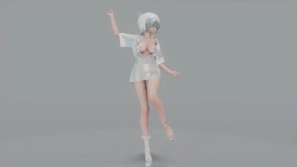 MMD21和服裸体真空言和极乐净土