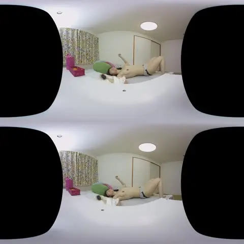 本物精子アナル内発射。待望の初アナル初VR！！2