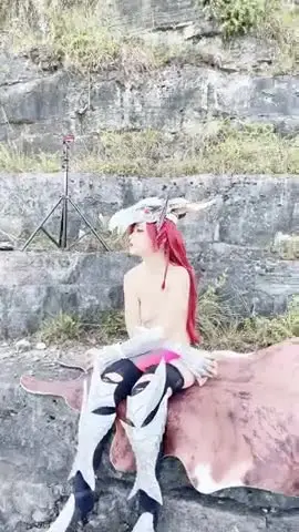 爆机少女喵小吉 - 曙光爵银龙 拟人 Malzeno)(64P 4V)Video怪物猎人短4k