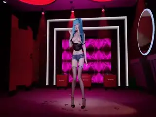 [浪里小淫虫] 2024-09-05 烧女超市露出Miku cos c音 弹力摇#3D
