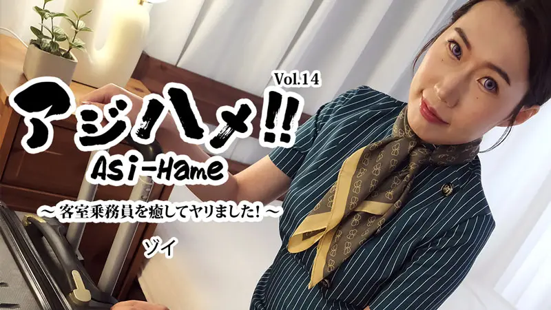 HEYZO 3595 亚洲炮第14集：干翻治愈空姐！骚货ゾイ的淫荡服务