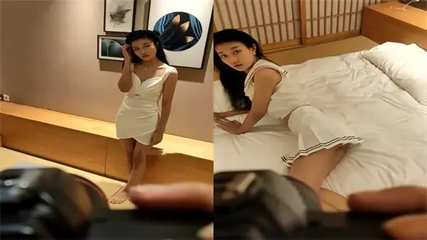 探花实录 文静小美女模特被摄影师诱骗 私房写真变淫乱调教 白嫩奶子狂揉 粉嫩小穴猛操到潮吹