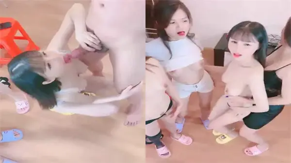 三女一男淫乱3P大战 夜店妖姬多人混战高潮迭起