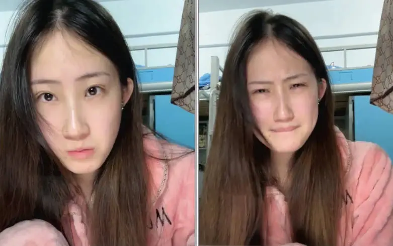 2026年1月最新，新人，211大学研究生，美女校花级，【小灰灰】，在宿舍偷偷露三点，躲在厕所看小视频自慰，清纯反差，颜值很高！