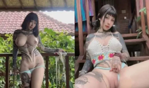 露脸才是王道!万人求档网红大奶肥臀刺青女神【最好的开始】私拍二季
