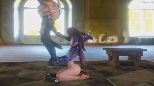 MMD  原神舞啪
