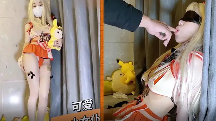 是桃桃呀极品童颜巨乳白虎名器尤物Cos可爱女仆嫩蚌白虎吸精大法上位榨汁滴嗒精液垂入眼帘