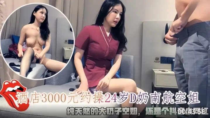【探花精选】酒店3000约操24岁D奶南航空姐.纯天然的大奶子空姐