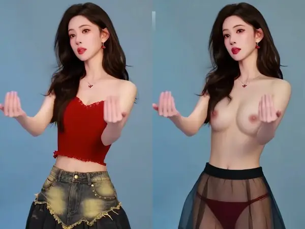 AI明星脱衣孟子义&amp;amp;轩子巨2兔&amp;amp;程潇顶级高颜巨乳双屏视角诱惑十足#ai去衣#抖音风#白虎#混剪#骚逼#抖奶#挑逗#二次元#裸舞