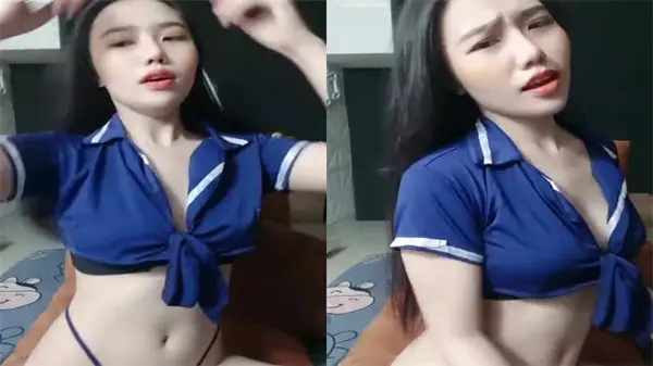 黑丝苗窕制服骚货淫声荡语撩骚互动假屌爆插骚逼