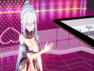 3DMMD美少女热舞被操混剪