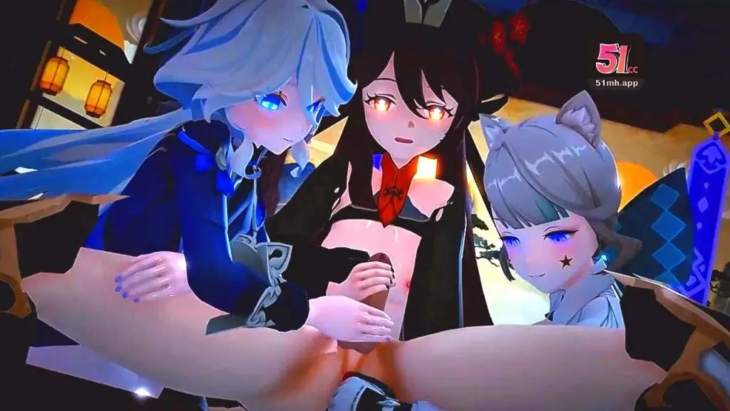原神3DMMD全明星盛宴：恋活多人淫乱派对！群交激战大乱斗
