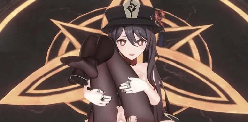 【3D超刺激】甘雨×胡桃激情互干！角色扮演互骑太带感了！