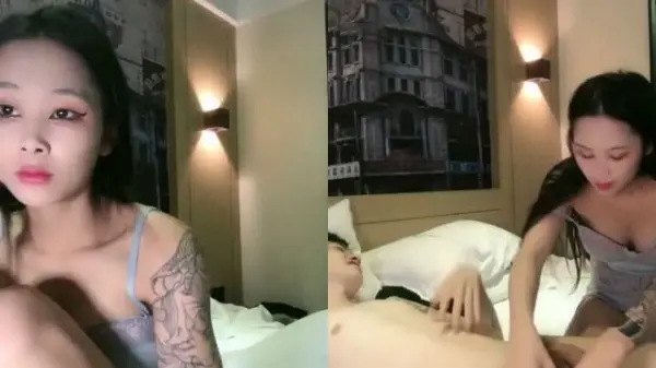 极品纹身大奶骚货浪叫求操，深喉口爆伺候，被猛男上位狂干内射！