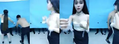 极品剧情！蒙眼口活辨屌识男友游戏 骚女输后被多名壮汉轮流抽插中出内射！
