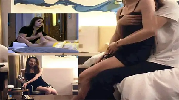 足浴店偷情实录：小姐姐半推半就跟我开房激情