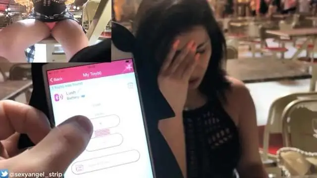 公共餐厅狂震高潮！极品骚货振动内裤，当众浪叫湿透【EmanuellyRaquel】