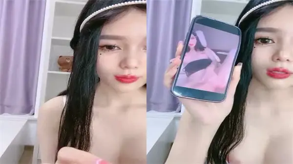 黑丝苗条巨乳妹淫声浪语挑逗，道具玩粉穴互动撩人高潮不断！