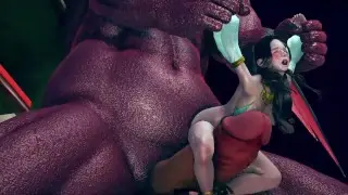 3D动画：巨大怪物狂操阿拉伯公主的激情盛宴