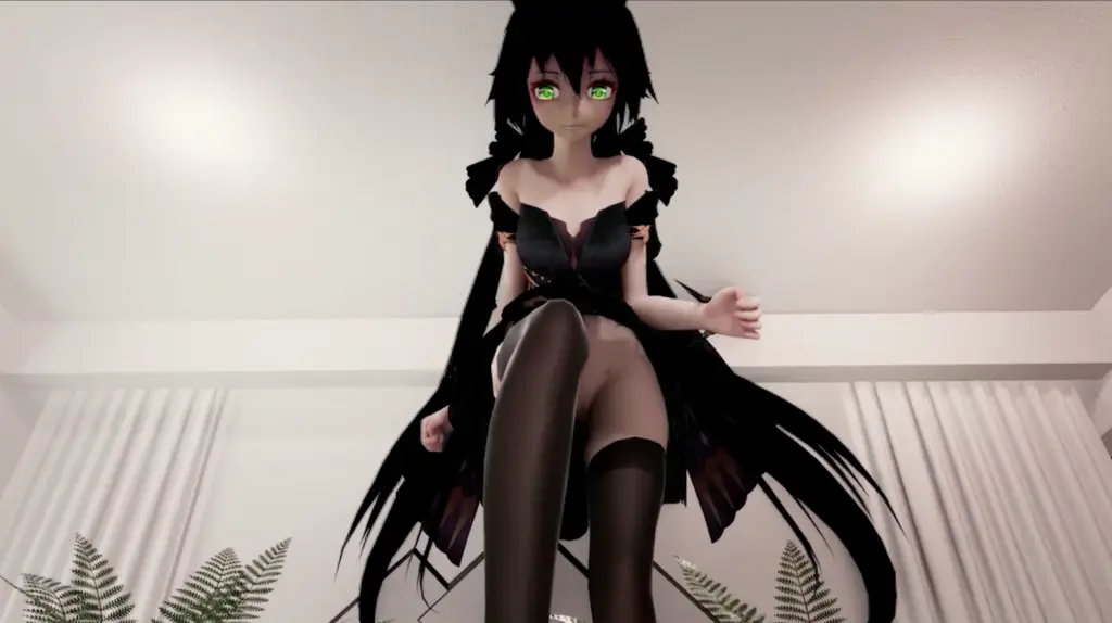 【3D超真实】黑长直洛天依湿身热舞 扭腰摆臀挑动欲望深渊