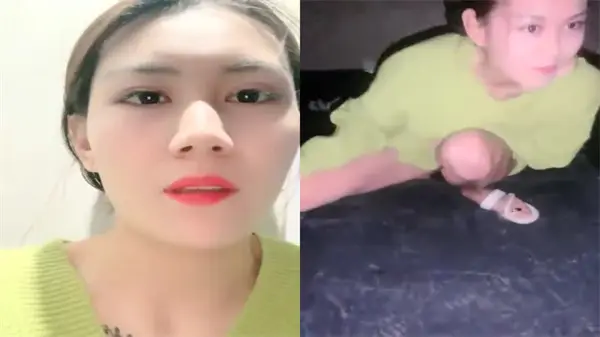 深夜偷拍！高颜值性感辣妹在小区天台大胆露出自慰 真实自拍摄像视角