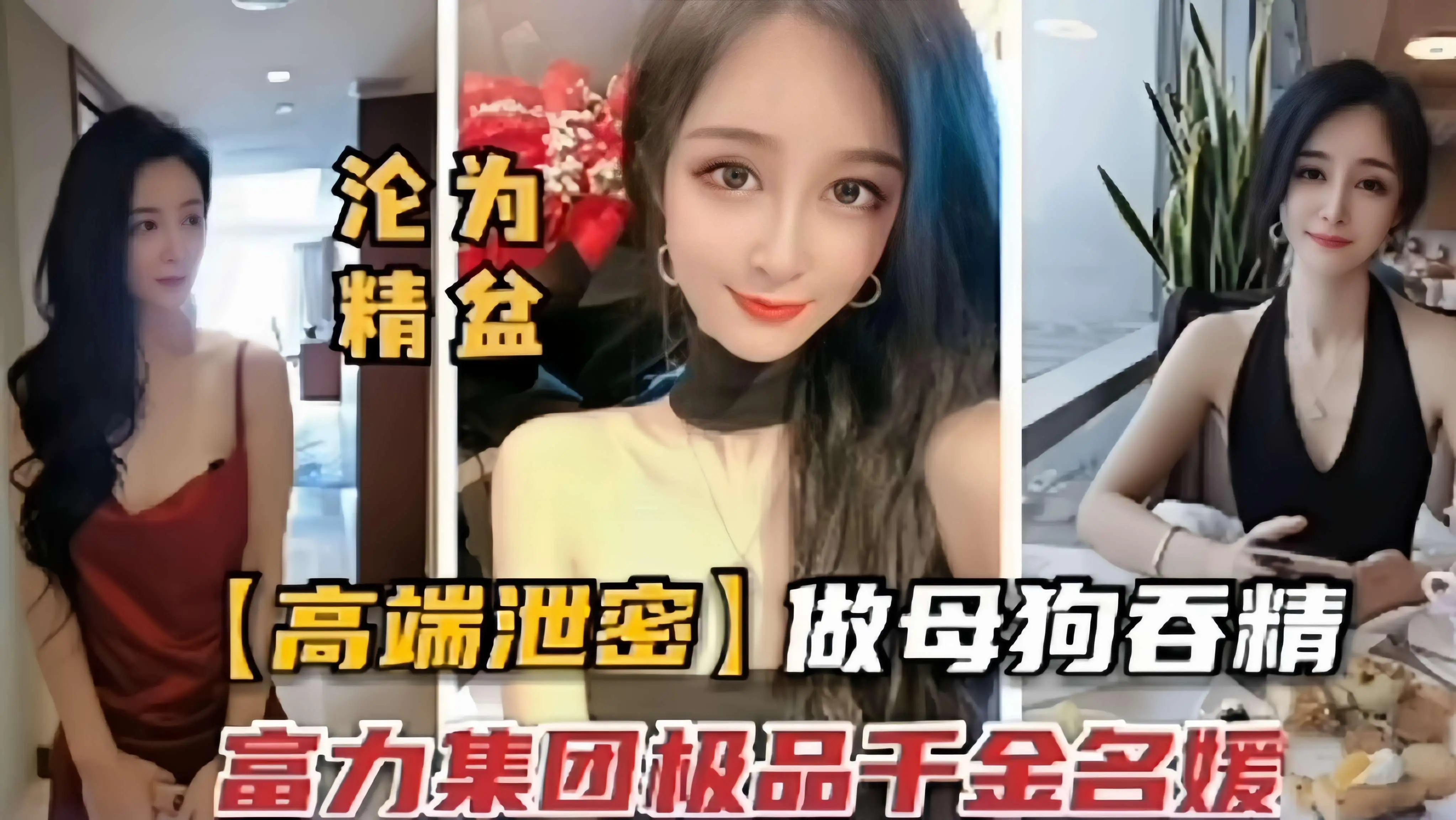 【高端泄密】做母狗吞精富力集团极品干金名媛