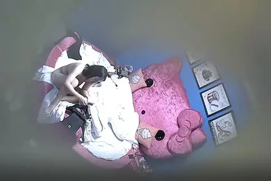 酒店摄像头时间紧任务急的学生小情侣