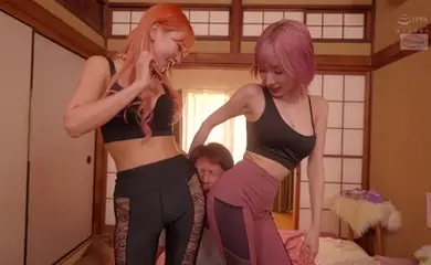 彼女の実家に帰省したら地元で有名なヤリマンギャル姉妹にどちゅどちゅエグい腰振り＆ケツ肉揺れまくり鬼ピストン騎乗位で中出し射精させられまくった2泊3日 春陽モカ AIKAFHD CJOD-455 