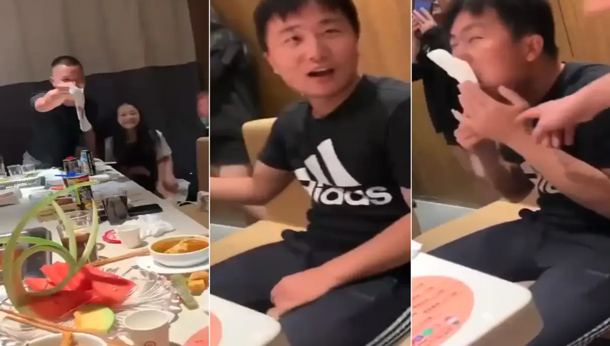 还是这个老哥牛逼,敢舔带血的姨妈巾的!