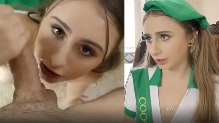 男子爆操送货女子的小骚逼,她的美貌那么吸引,让男子疯狂的输出哦