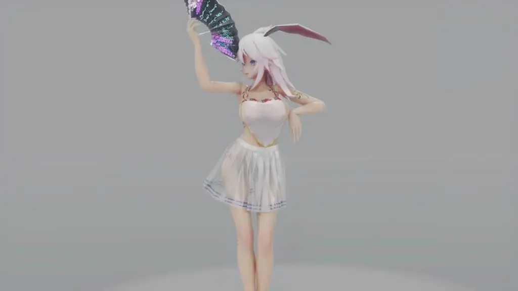 崩坏3MMD04狐狸御姐八重樱情趣服寄明月