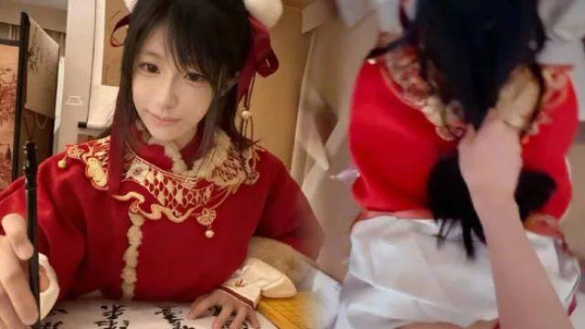 策马淫春新年财神白虎妹输了五子棋还要被人骑