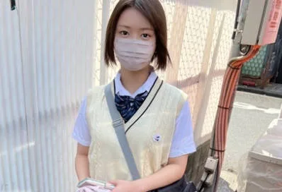 IND-118 P活【個人撮影】低身長ボインの短髪ギャルとのハメ撮り_イキ顔がエロ過ぎる制服女子に中出し