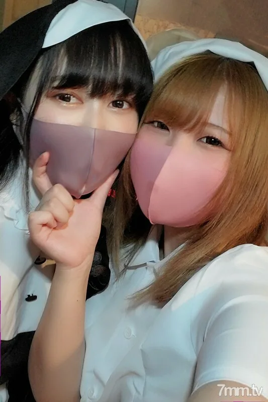 FC2-PPV-2409461 11 月限定 [未经审查] 敏感的金发女郎 x 黑发 F 杯万圣节与角色扮演女孩和顽皮的夜晚 4p 饼
